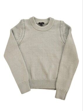 Ann Taylor Light Green  Crewneck Sweater Sz M